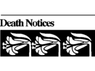 Sticker Custom Preview Image #000027 Advertising Classified Headings Death Notices
