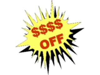 Sticker Custom Preview Image #000423 Advertising Sales Promos Money Off1