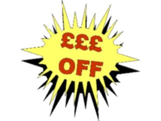 Sticker Custom Preview Image #000424 Advertising Sales Promos Money Off2