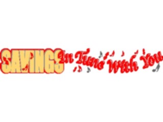 Sticker Custom Preview Image #000588 Advertising Sales Promos Savingsin Tunewith You