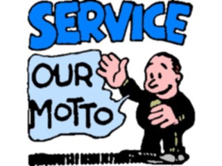 Sticker Custom Preview Image #000604 Advertising Sales Promos Serviceis Our Motto