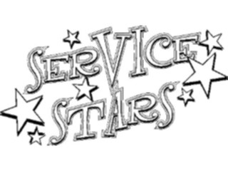 Sticker Custom Preview Image #000605 Advertising Sales Promos Service Stars