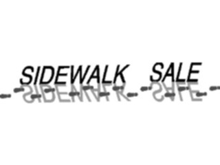 Sticker Custom Preview Image #000612 Advertising Sales Promos Sidewalk Savings1