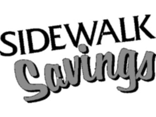 Sticker Custom Preview Image #000613 Advertising Sales Promos Sidewalk Savings2