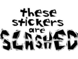 Sticker Custom Preview Image #000642 Advertising Sales Promos Stickersare Slashed
