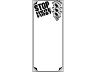 Sticker Custom Preview Image #000644 Advertising Sales Promos Stop Here First Frame
