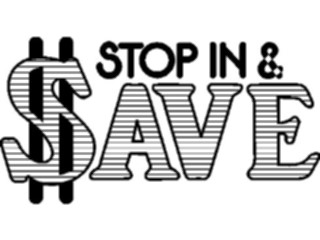 Sticker Custom Preview Image #000645 Advertising Sales Promos Stop In Save