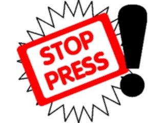 Sticker Custom Preview Image #000646 Advertising Sales Promos Stop Press