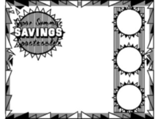 Sticker Custom Preview Image #000659 Advertising Sales Promos Super Summer Frame