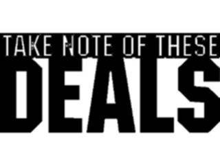 Sticker Custom Preview Image #000670 Advertising Sales Promos Take Noteof Deals