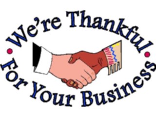 Sticker Custom Preview Image #000674 Advertising Sales Promos Thankfulfor Business