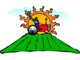 Sticker Custom Preview Image #000871 Agriculture Farmeron Tractor4