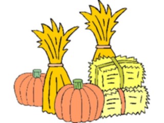 Sticker Custom Preview Image #000913 Agriculture Haystacks
