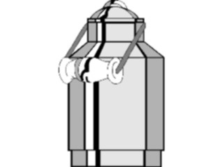 Sticker Custom Preview Image #000921 Agriculture Milk Canister