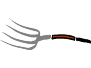 Sticker Custom Preview Image #000927 Agriculture Pitchfork2