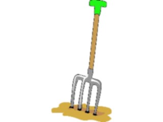 Sticker Custom Preview Image #000928 Agriculture Pitchfork3