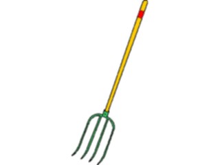 Sticker Custom Preview Image #000929 Agriculture Pitchfork4