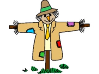 Sticker Custom Preview Image #000935 Agriculture Scarecrow1