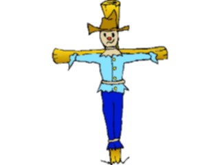 Sticker Custom Preview Image #000936 Agriculture Scarecrow2