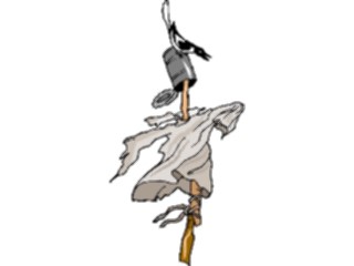 Sticker Custom Preview Image #000937 Agriculture Scarecrow3