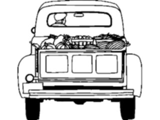 Sticker Custom Preview Image #000973 Agriculture Truckloadof Food