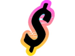 Sticker Custom Preview Image #001139 Alphabets- General Sunrise Sunrise Italic