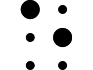 Sticker Custom Preview Image #001168 Alphabets- Specialized Braille Braille5