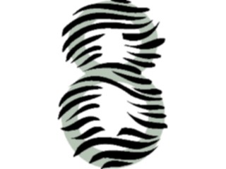 Sticker Custom Preview Image #001337 Alphabets General Animal Print Animal Print8