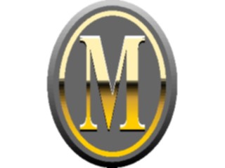 Sticker Custom Preview Image #001566 Alphabets General Brass Brass M