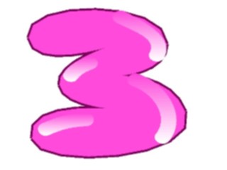 Sticker Custom Preview Image #001716 Alphabets General Bubble Gum Gum Extended3
