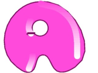 Sticker Custom Preview Image #001883 Alphabets General Bubble Gum Gum Normal A1