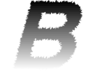 Sticker Custom Preview Image #002308 Alphabets General Charcoal Charcoal2 Charcoal Italic B1