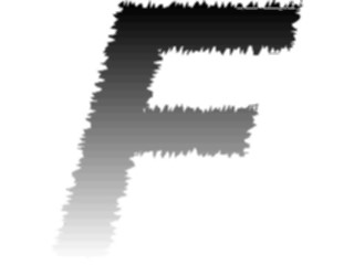 Sticker Custom Preview Image #002316 Alphabets General Charcoal Charcoal2 Charcoal Italic F1