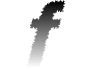 Sticker Custom Preview Image #002317 Alphabets General Charcoal Charcoal2 Charcoal Italic F2