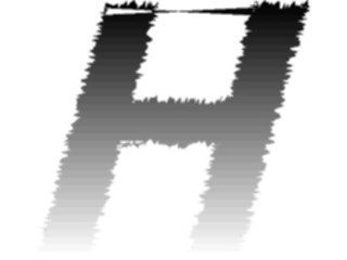 Sticker Custom Preview Image #002320 Alphabets General Charcoal Charcoal2 Charcoal Italic H1
