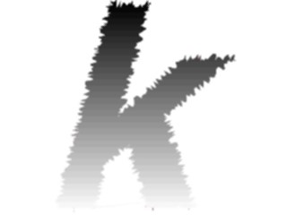 Sticker Custom Preview Image #002327 Alphabets General Charcoal Charcoal2 Charcoal Italic K2