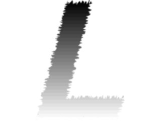 Sticker Custom Preview Image #002328 Alphabets General Charcoal Charcoal2 Charcoal Italic L1