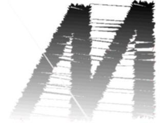 Sticker Custom Preview Image #002330 Alphabets General Charcoal Charcoal2 Charcoal Italic M1