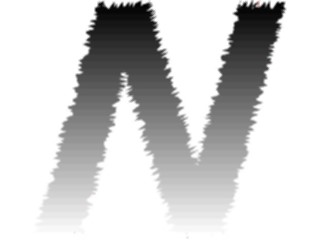 Sticker Custom Preview Image #002332 Alphabets General Charcoal Charcoal2 Charcoal Italic N1