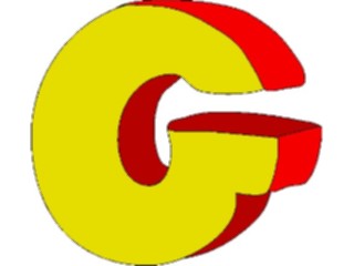 Sticker Custom Preview Image #002685 Alphabets General Colorful Colorful G