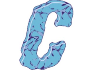 Sticker Custom Preview Image #002970 Alphabets General Crinkle Crinkle Italic C1