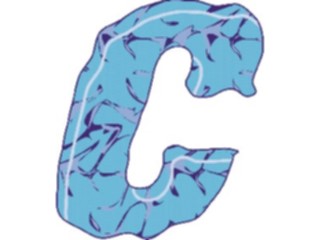 Sticker Custom Preview Image #002971 Alphabets General Crinkle Crinkle Italic C2