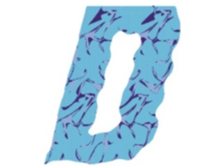 Sticker Custom Preview Image #002972 Alphabets General Crinkle Crinkle Italic D1
