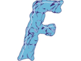 Sticker Custom Preview Image #002976 Alphabets General Crinkle Crinkle Italic F1