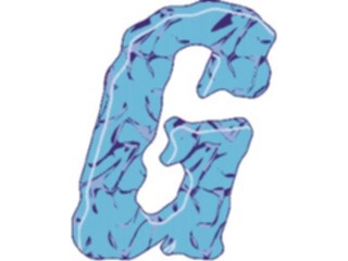 Sticker Custom Preview Image #002978 Alphabets General Crinkle Crinkle Italic G1