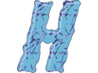 Sticker Custom Preview Image #002980 Alphabets General Crinkle Crinkle Italic H1