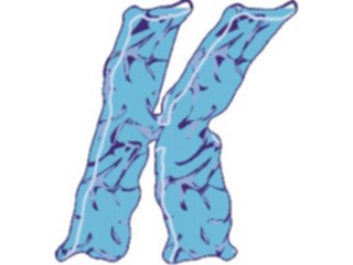 Sticker Custom Preview Image #002986 Alphabets General Crinkle Crinkle Italic K1