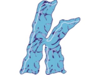 Sticker Custom Preview Image #002987 Alphabets General Crinkle Crinkle Italic K2