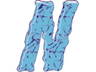 Sticker Custom Preview Image #002992 Alphabets General Crinkle Crinkle Italic N1