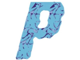 Sticker Custom Preview Image #002996 Alphabets General Crinkle Crinkle Italic P1